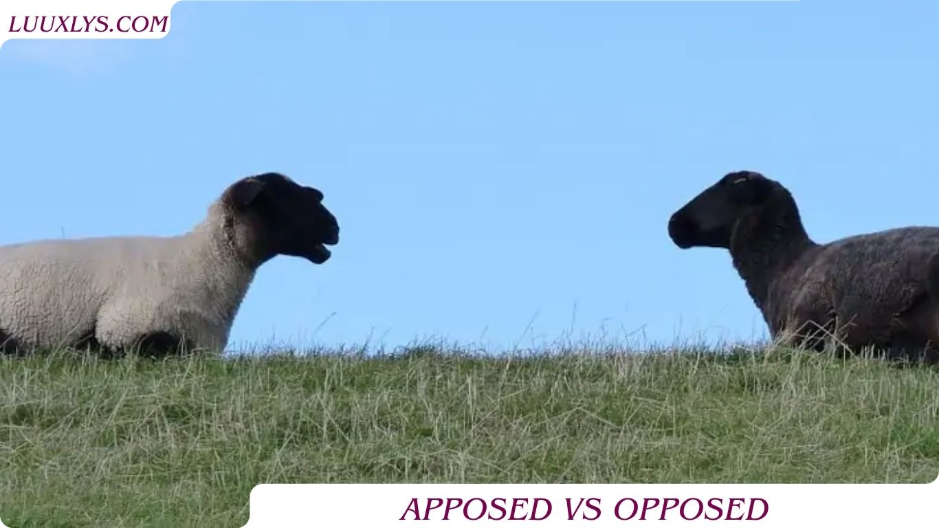 Apposed vs Opposed